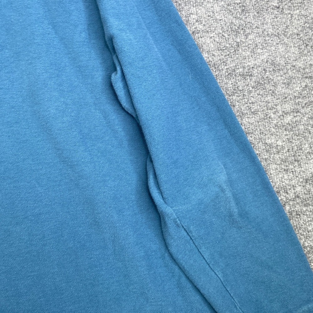 American Giant Mens XL Blue Cotton Pullover Hoodie Sweatshirt Made in USA - Picture 12 of 13